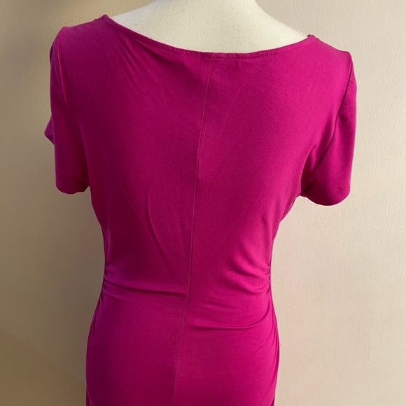 Diane Von Furstenberg dress mini orchid bloom jersey knit Medium - Picture 10 of 12